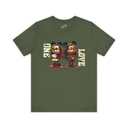 One Love Rasta Duo- Men's Bella T-Shirt