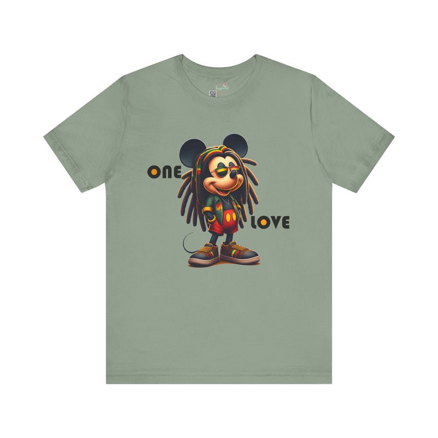 One Love Reggae Kingman- Men's Bella T-Shirt