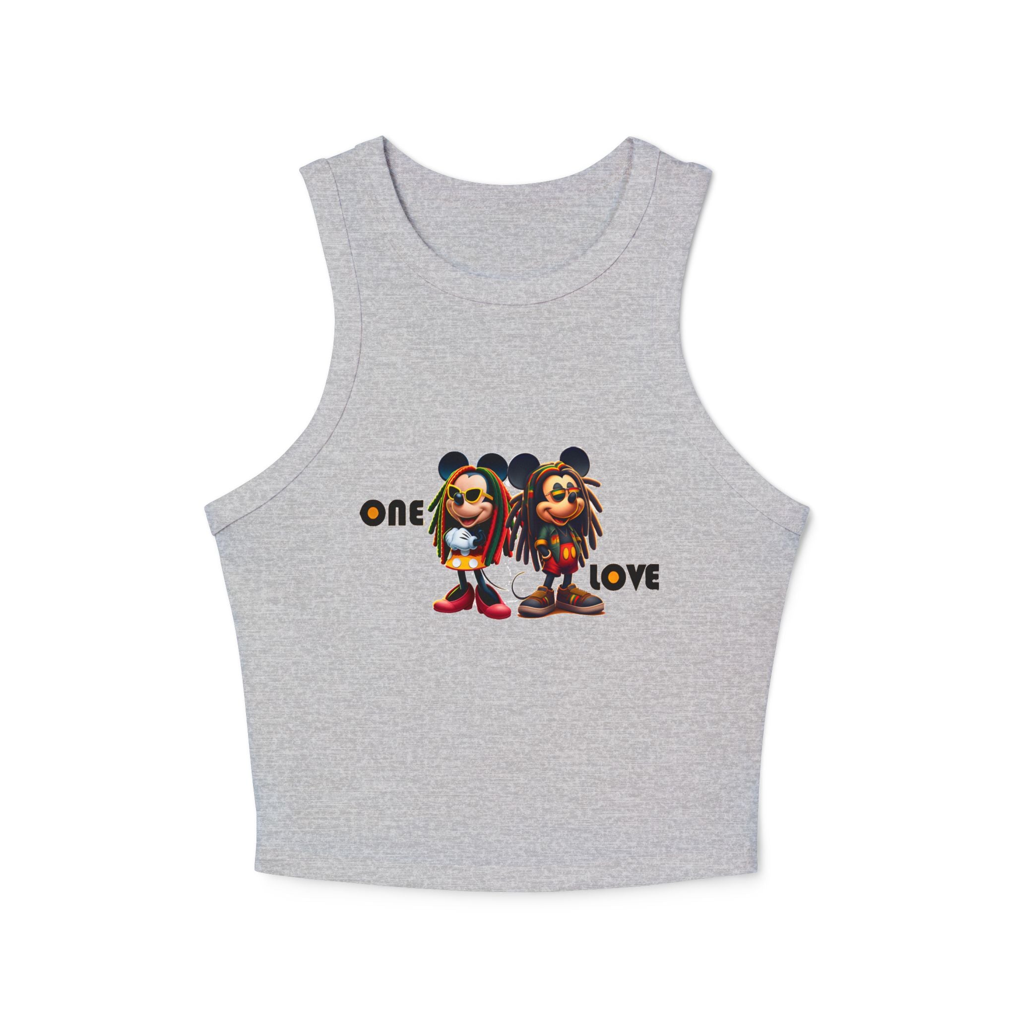One Love Reggae Duo - Women's Racer Tank