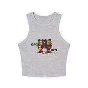 One Love Reggae Duo - Women's Racer Tank