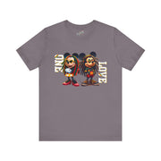 One Love Rasta Duo- Men's Bella T-Shirt