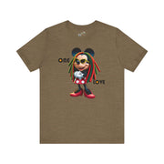 One Love Reggae Queen- Women's Bella Tee