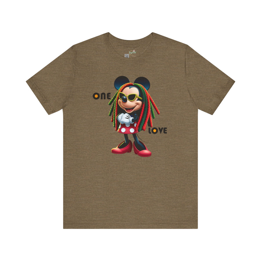 One Love Reggae Queen- Women's Bella Tee