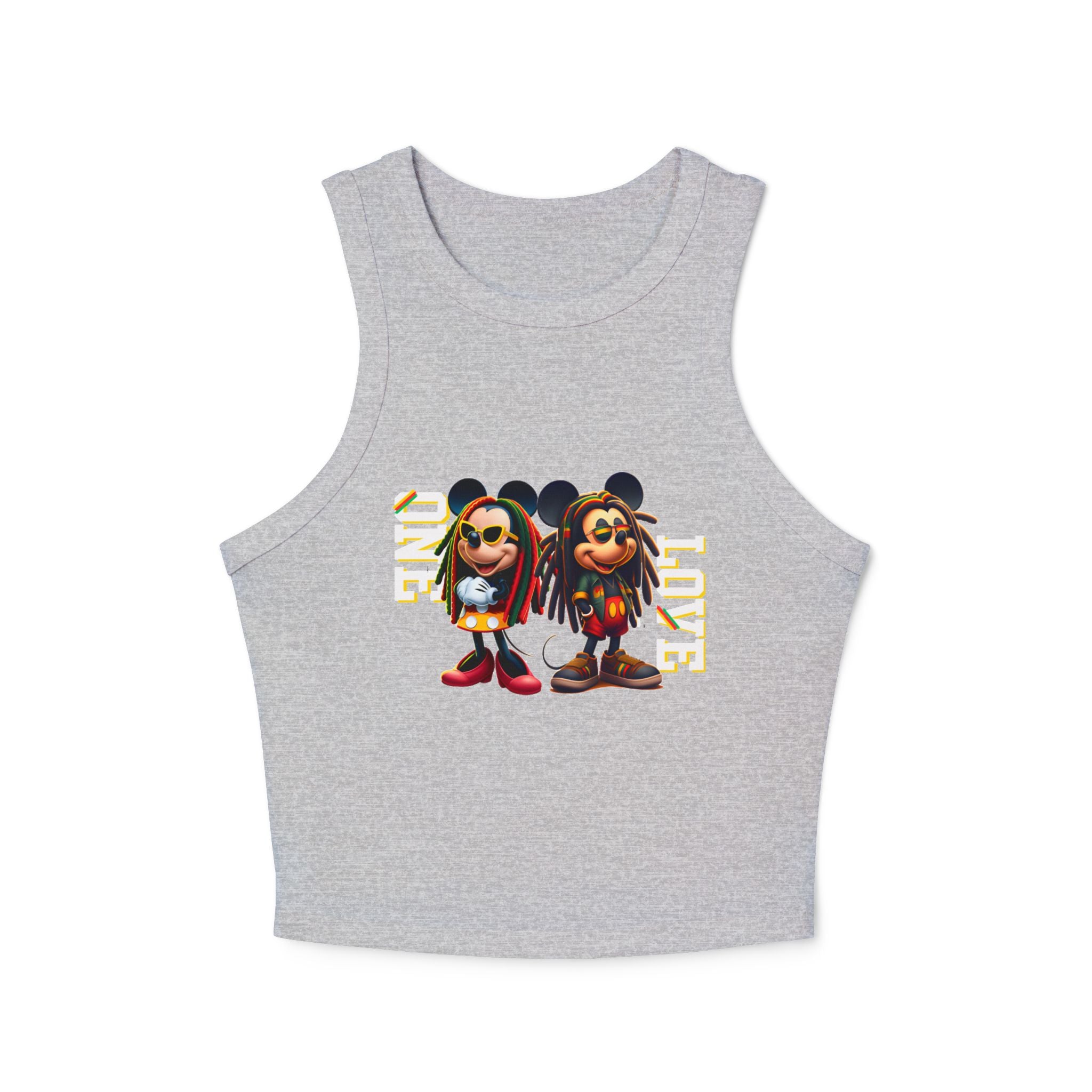 One Love Rasta Duo - Women's Racer Tank