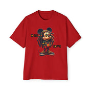 One Love  Reggae Kingman- Men's Heavy Oversized Tee