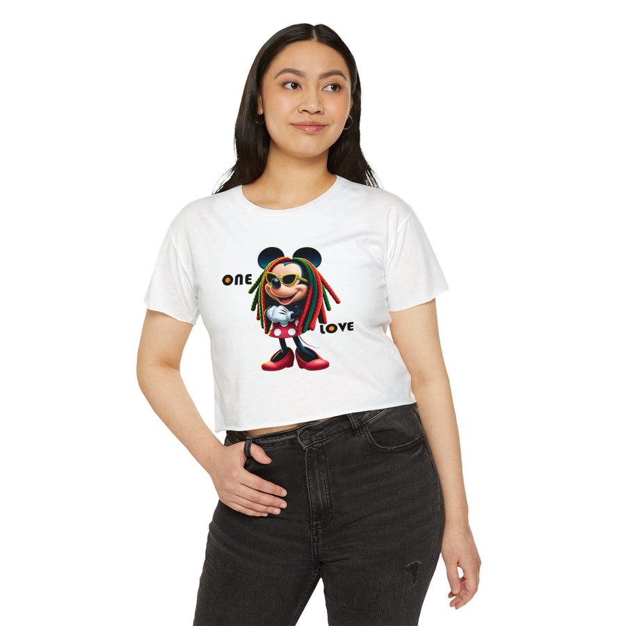 One Love Reggae Queen - Women's Crop Top