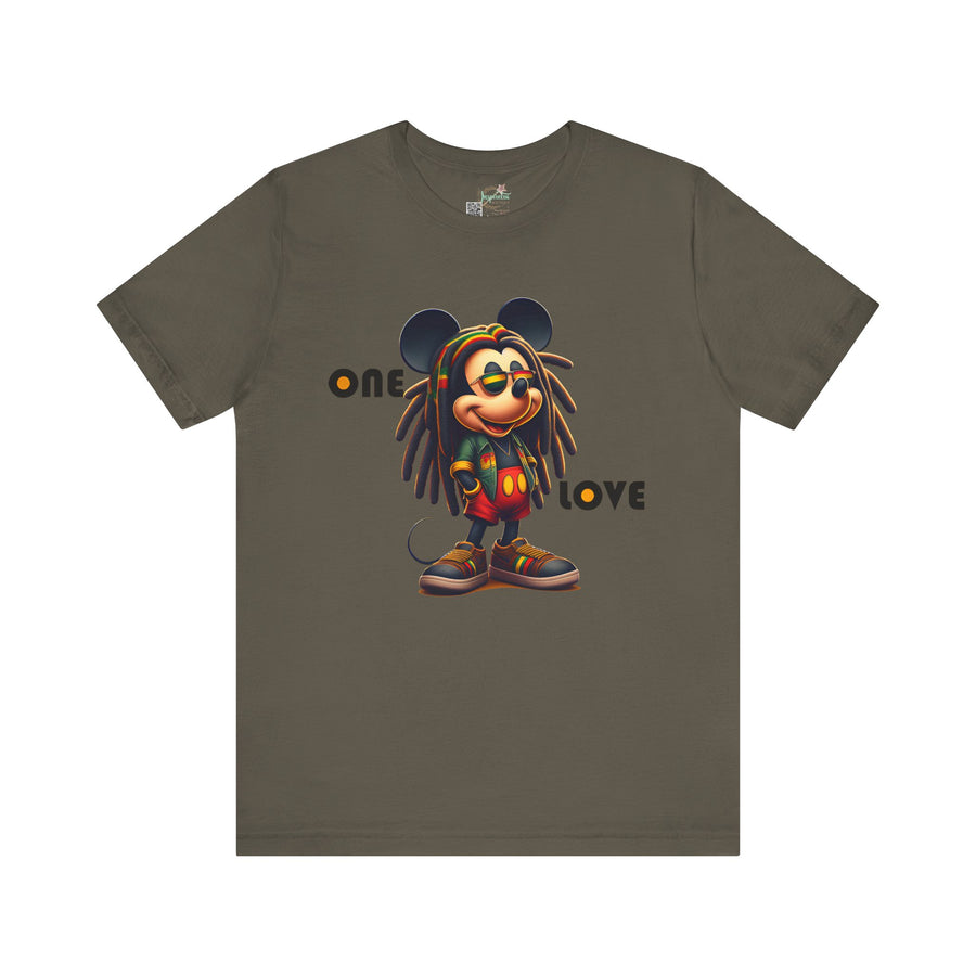 One Love Reggae Kingman- Men's Bella T-Shirt