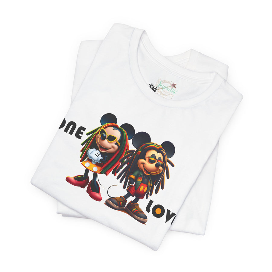 One Love Reggae Duo- Women's Bella Tee