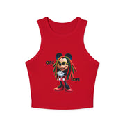 One Love Reggae Queen - Women's Racer Tank