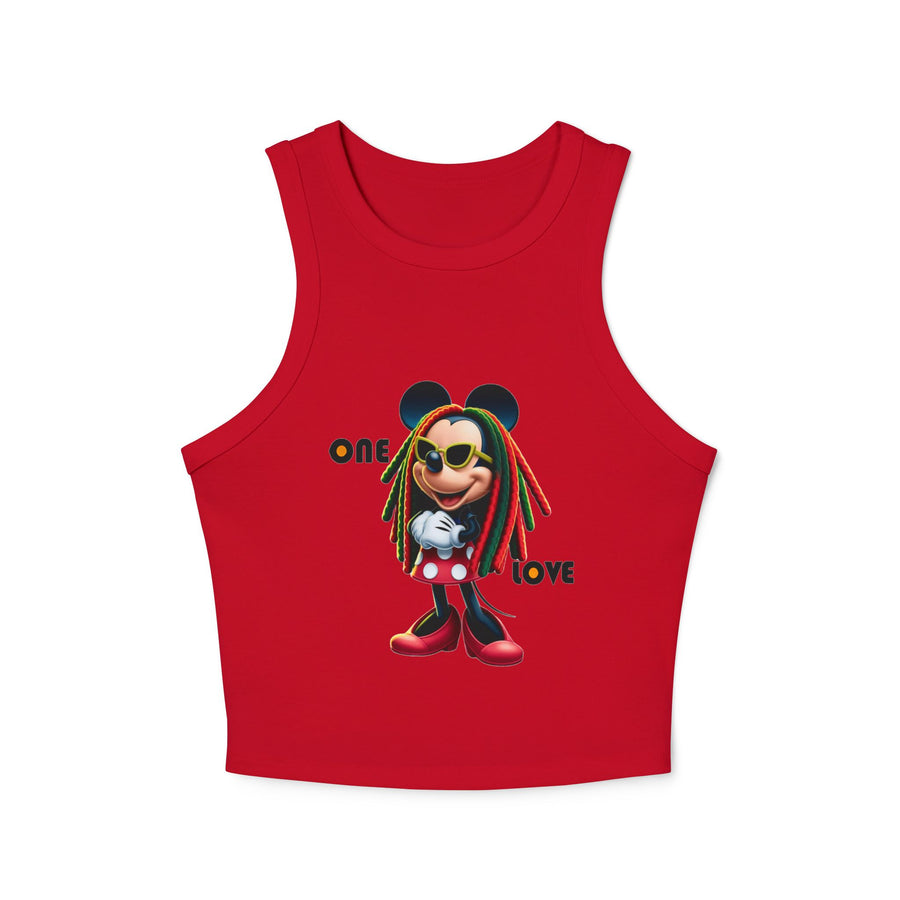 One Love Reggae Queen - Women's Racer Tank
