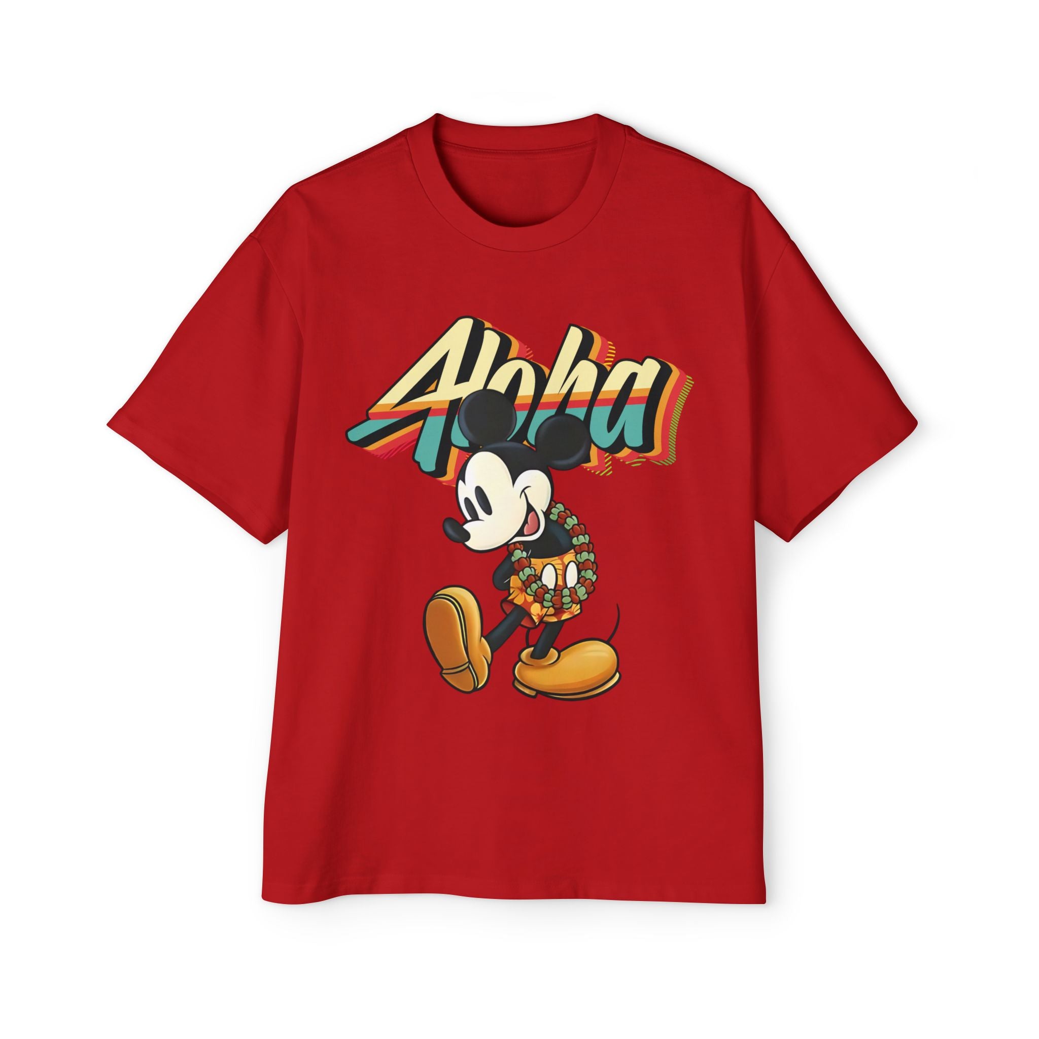 Aloha  Sunrise - Men's Heavy Oversized Tee