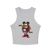 One Love Reggae Queen - Women's Racer Tank