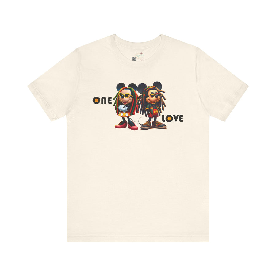 One Love Reggae Duo- Women's Bella Tee