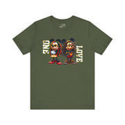 One Love Rasta Duo - Women's Bella Tee