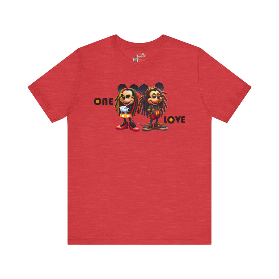 One Love Reggae Duo- Women's Bella Tee