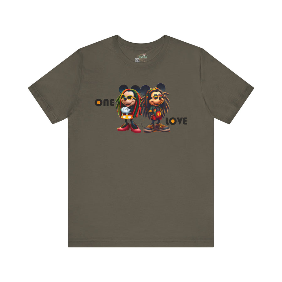 One Love Reggae Duo- Women's Bella Tee