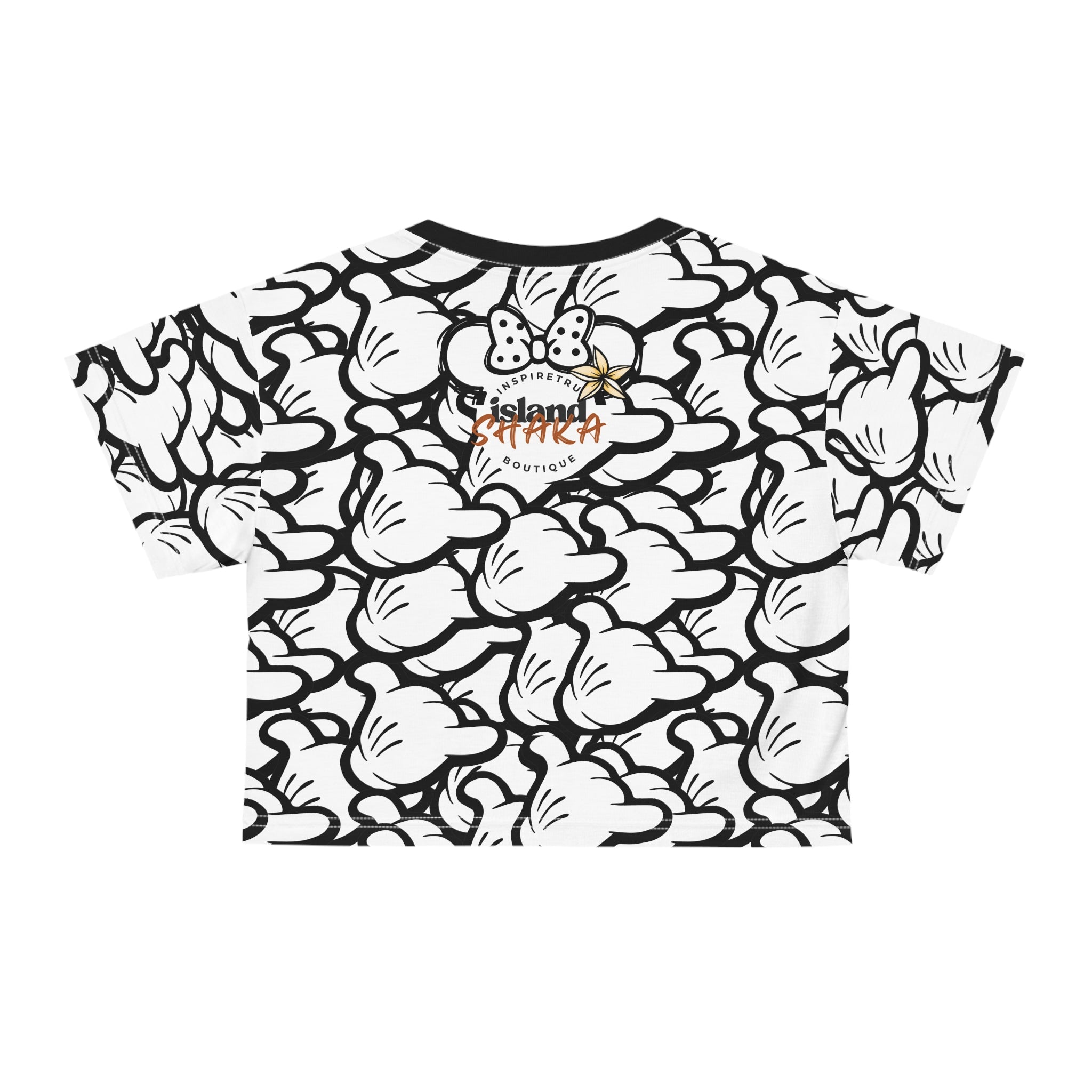 Aloha Shaka Sunrise Hula Duo - Women's Crop Tee