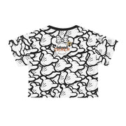Aloha Shaka Sunrise Hula Duo - Women's Crop Tee