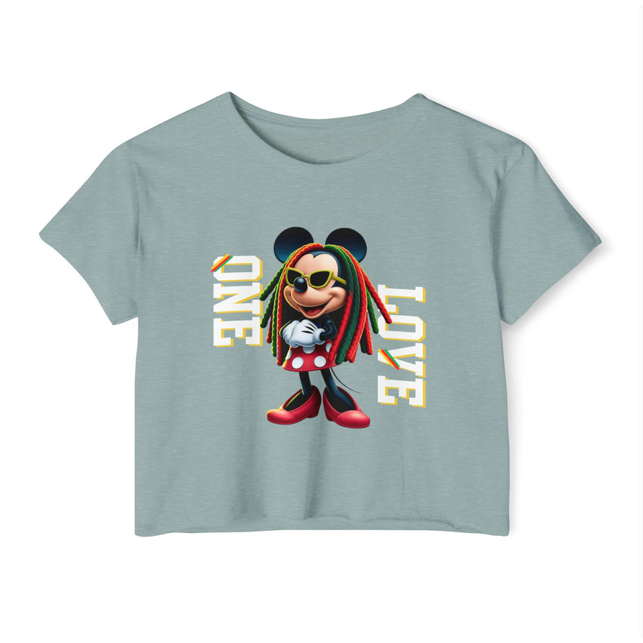 One Love Rasta Queen - Women's Crop Top