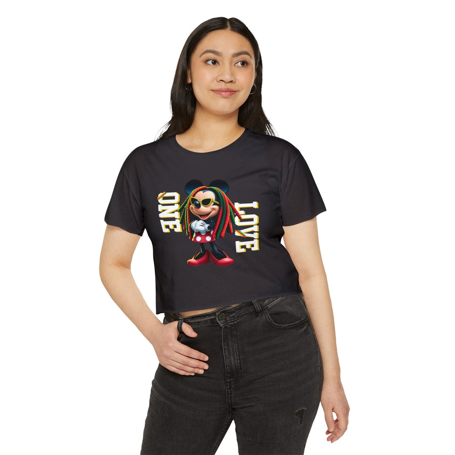One Love Rasta Queen - Women's Crop Top