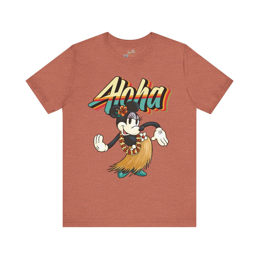 Aloha Sunrise Hula - Women's Bella Tee