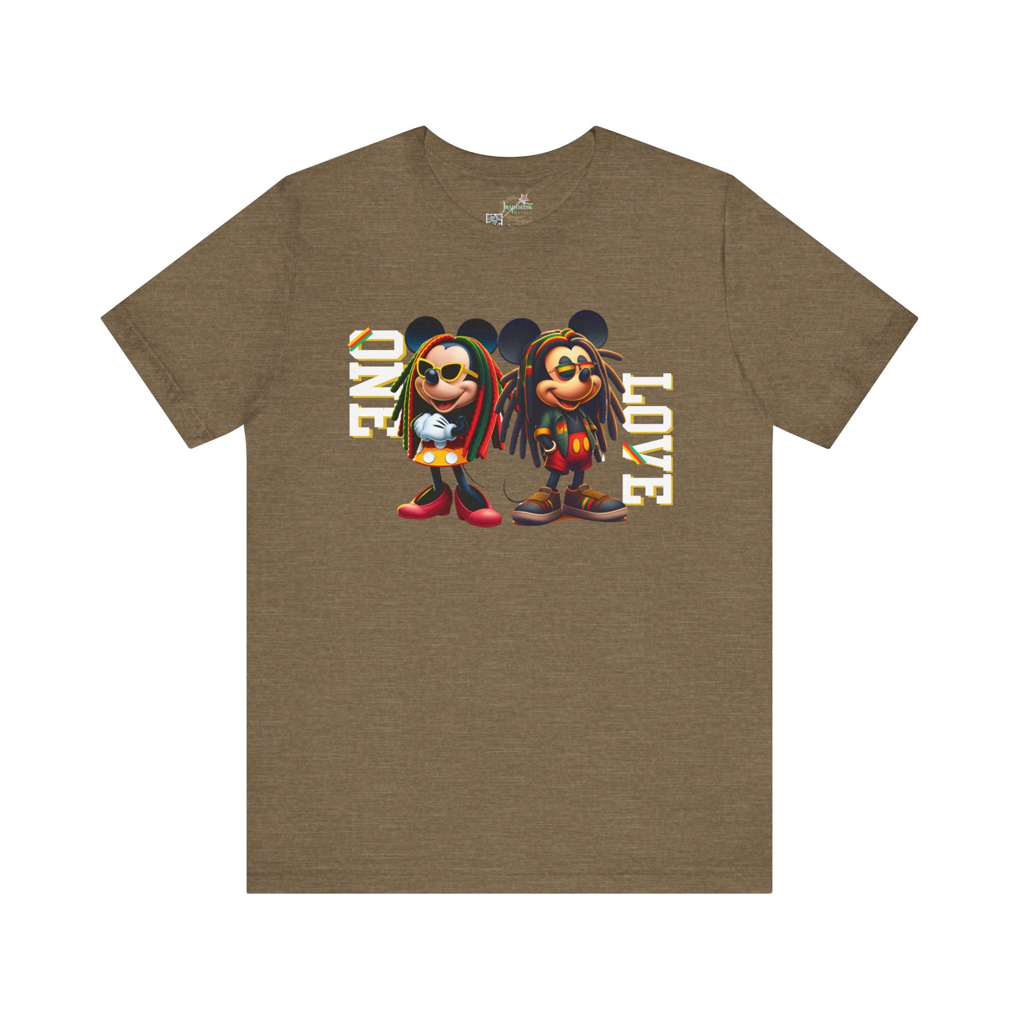 One Love Rasta Duo - Women's Bella Tee