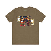 One Love Rasta Duo - Women's Bella Tee