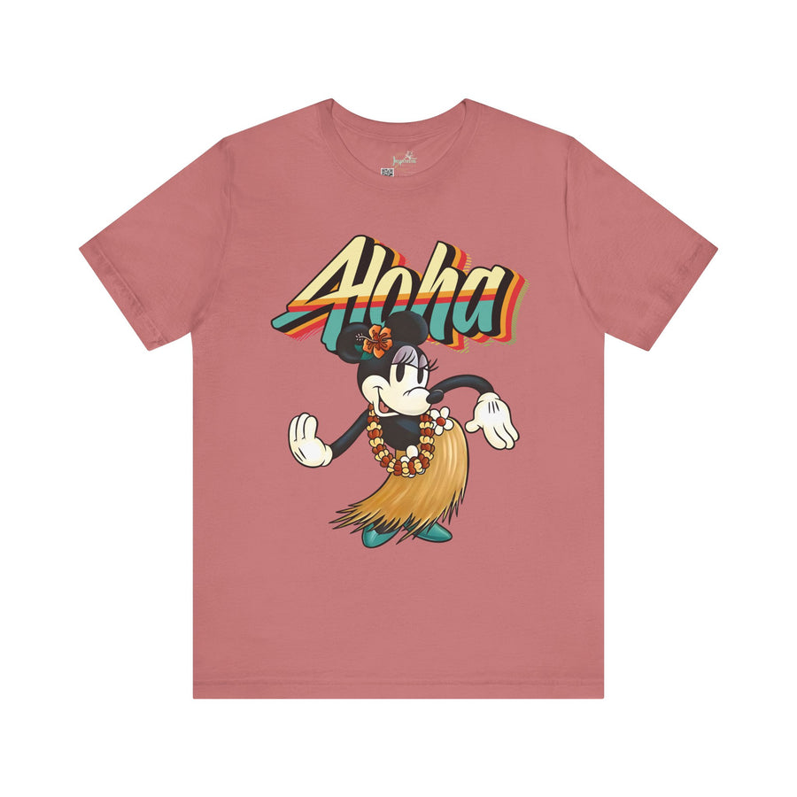 Aloha Sunrise Hula - Women's Bella Tee