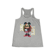 One Love Rasta Queen - Women's Bella Flowy Racerback Tank Top