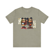 One Love Rasta Duo- Men's Bella T-Shirt