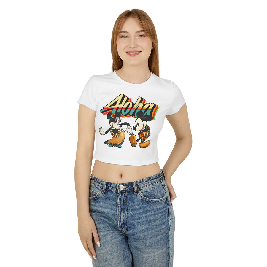 Aloha Sunrise Hula - Women's Baby Tee