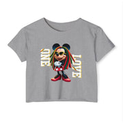 One Love Rasta Queen - Women's Crop Top