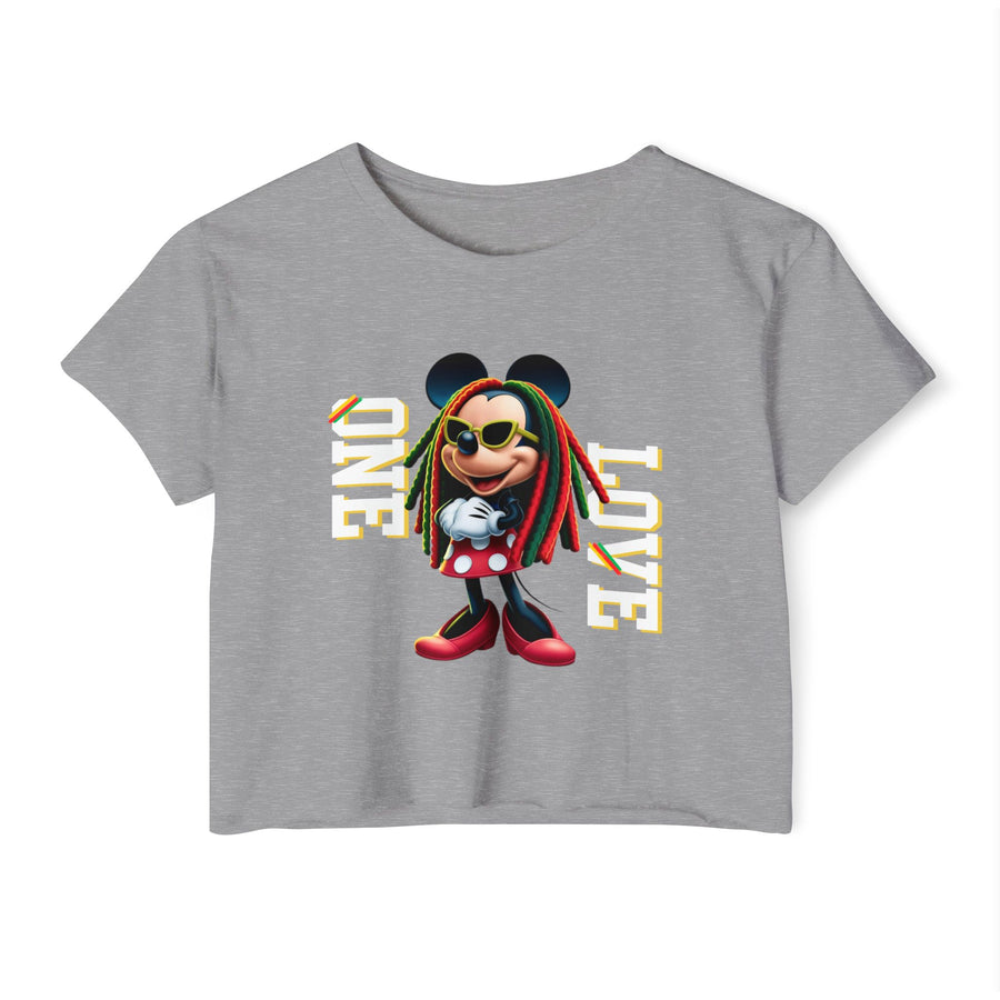 One Love Rasta Queen - Women's Crop Top