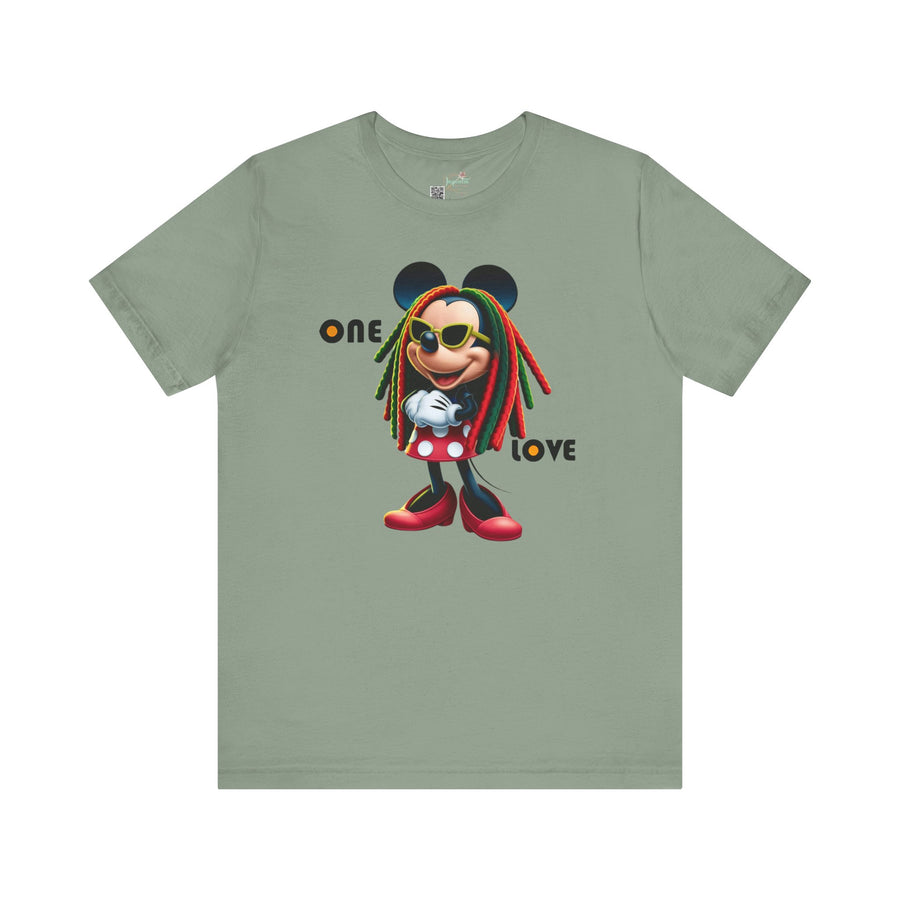 One Love Reggae Queen- Women's Bella Tee