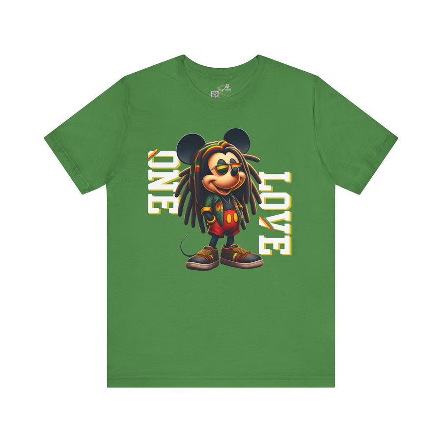 One Love Rasta Kingman- Men's Bella T-Shirt