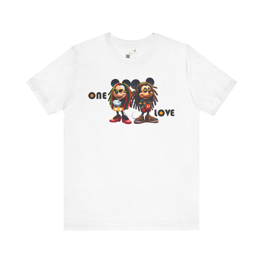 One Love Reggae Duo- Women's Bella Tee