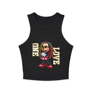 One Love Rasta Queen - Women's Racer Tank