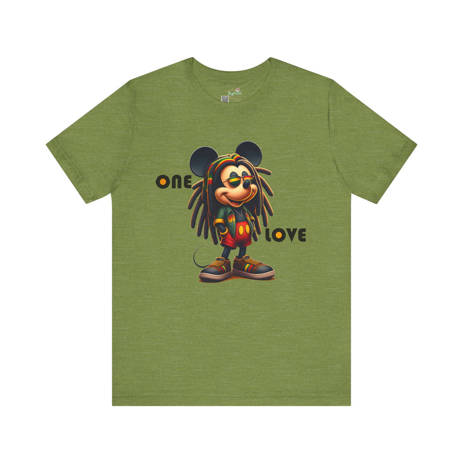One Love Reggae Kingman- Men's Bella T-Shirt