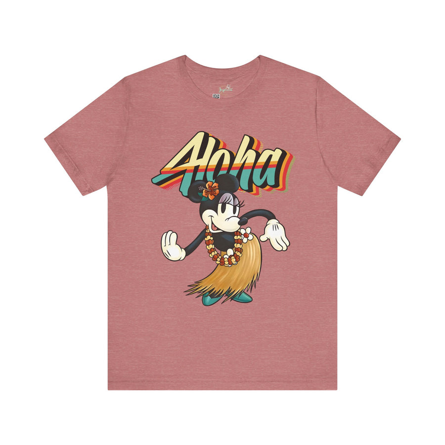 Aloha Sunrise Hula - Women's Bella Tee