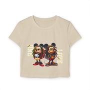One Love Rasta Duo- Women's Baby Tee