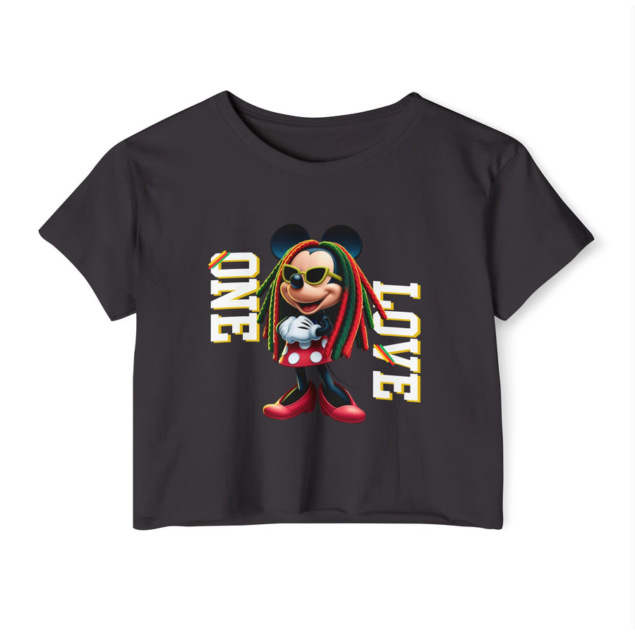 One Love Rasta Queen - Women's Crop Top