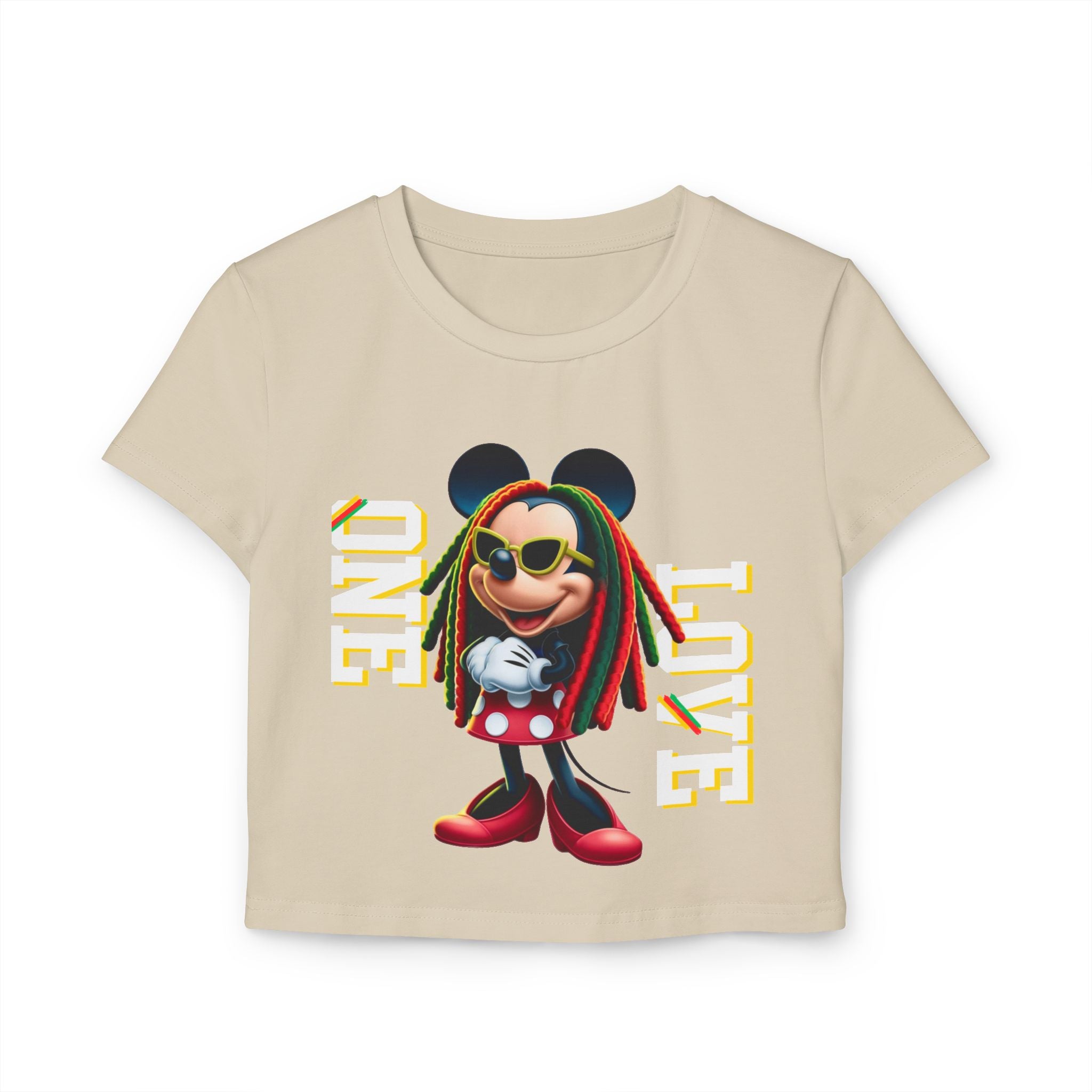 One Love Rasta Queen- Women's Baby Tee