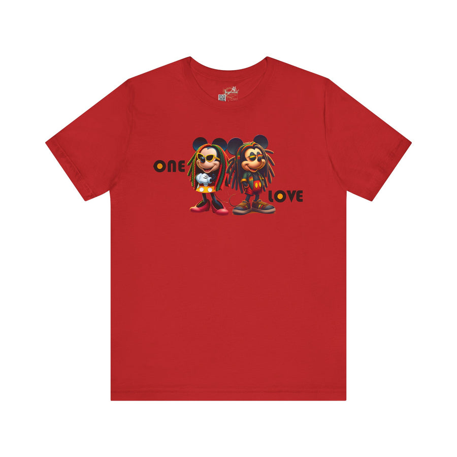 One Love Reggae Duo- Women's Bella Tee