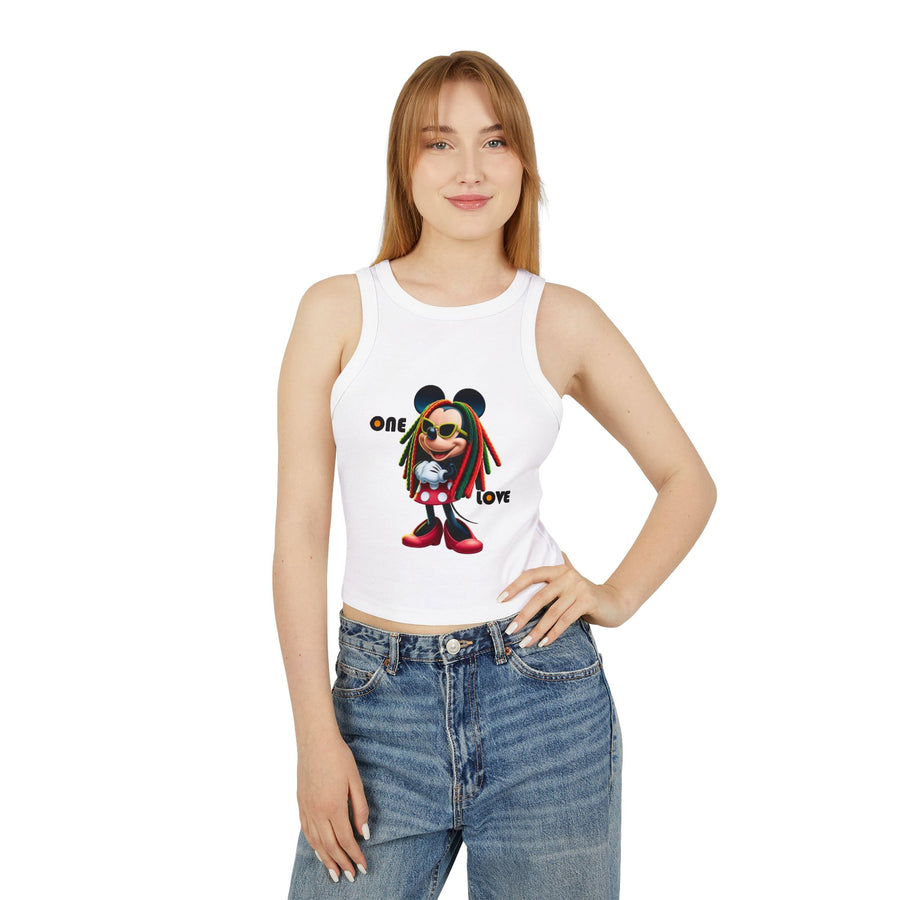 One Love Reggae Queen - Women's Racer Tank