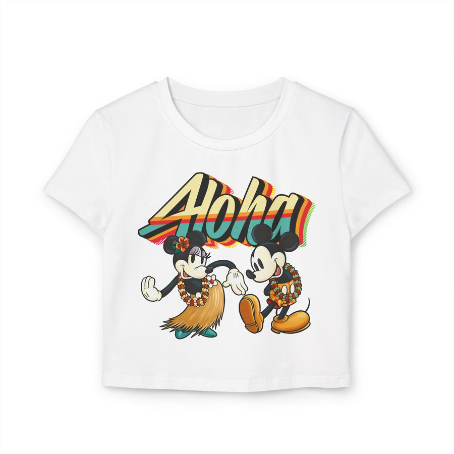 Aloha Sunrise Hula - Women's Baby Tee