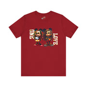 One Love Rasta Duo- Men's Bella T-Shirt