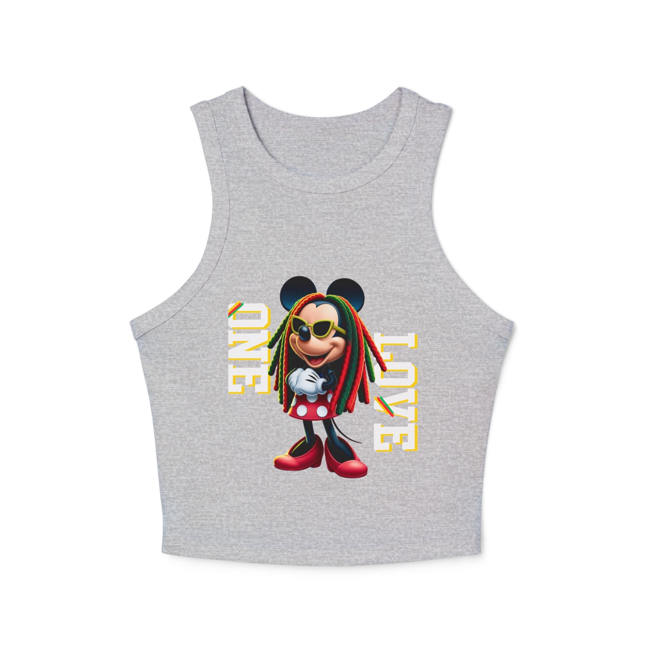 One Love Rasta Queen - Women's Racer Tank
