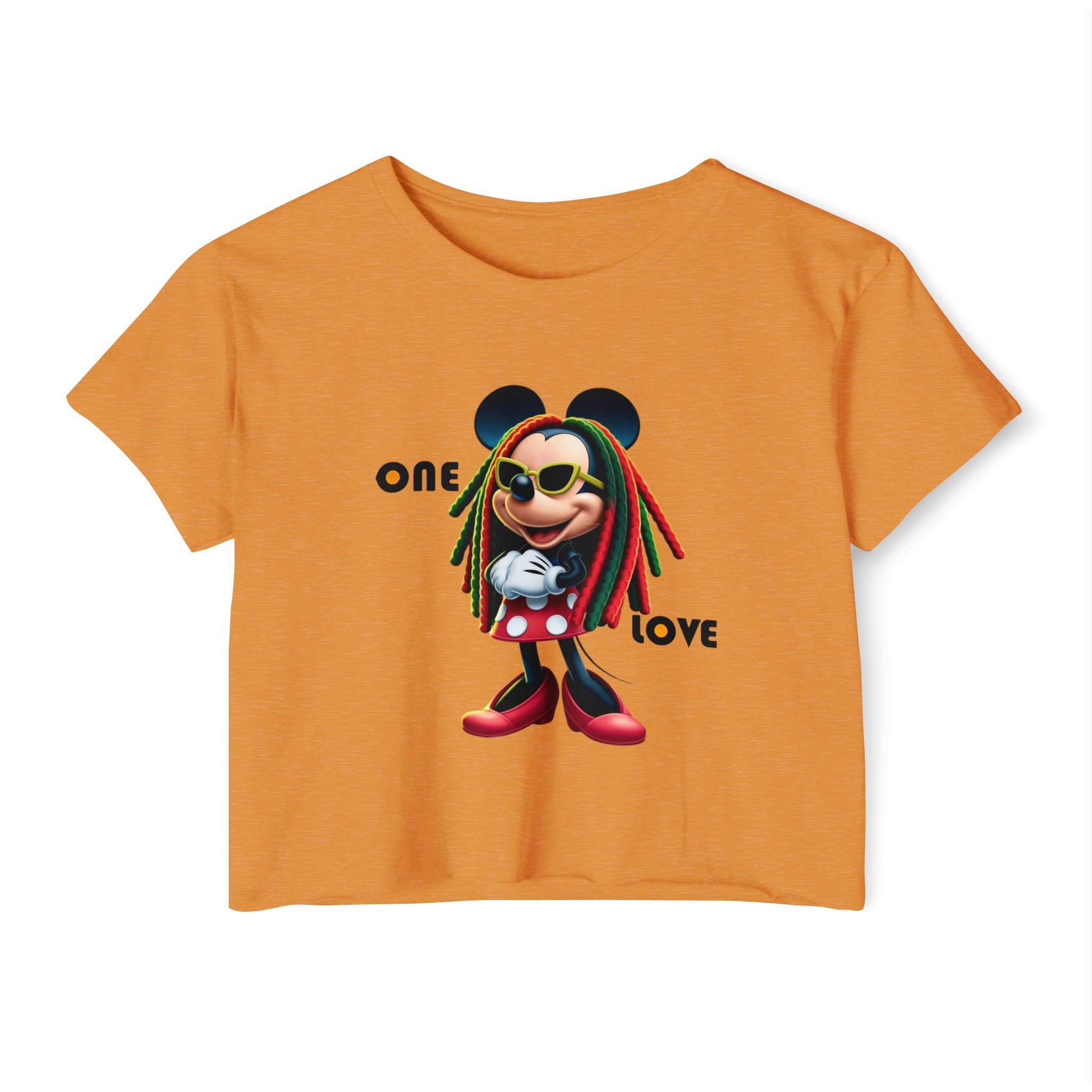 One Love Reggae Queen - Women's Crop Top
