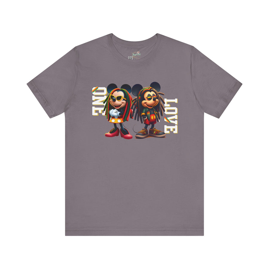 One Love Rasta Duo - Women's Bella Tee
