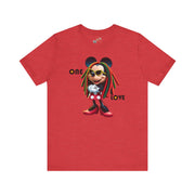One Love Reggae Queen- Women's Bella Tee